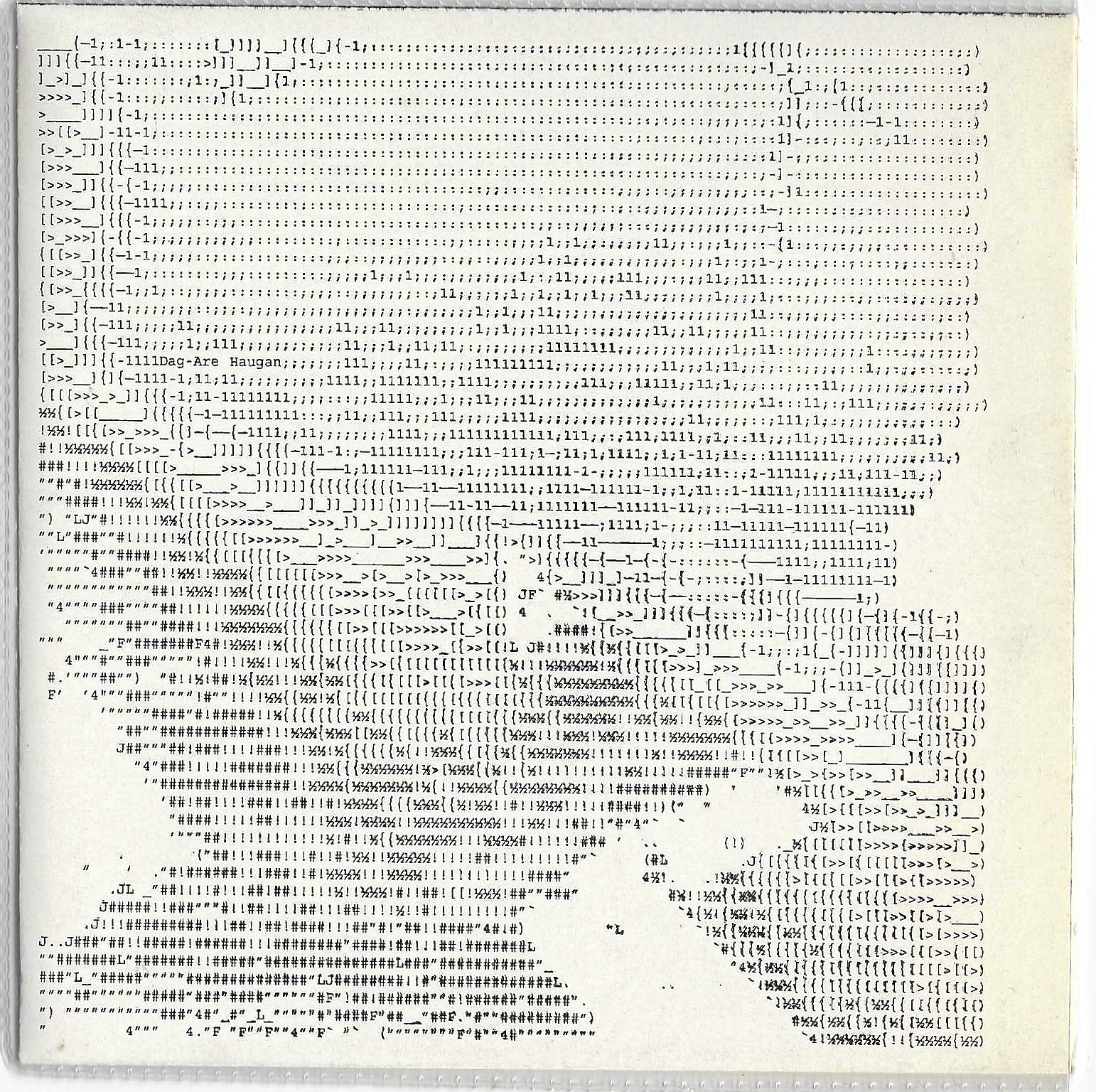 Dag-Are Haugan strsim11 - cdr front